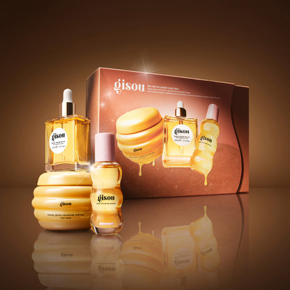 On-The-Go Honey Hair Trio - Coffret soins cheveux infusés au miel