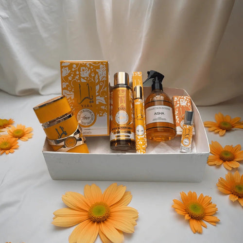 Box Yara Orange – Coffret Parfumé Oriental et Fruité - parfumdelea